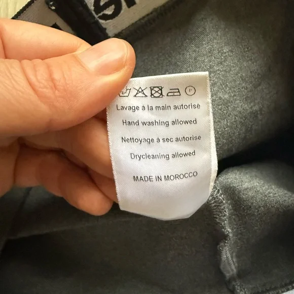 Paco Rabanne Logo Charcoal/Gray Tank and Leggings Ensemble. Size XS - Picture 5 of 12